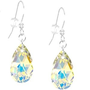 Swarovski Crystal Earings with Sterling Silver